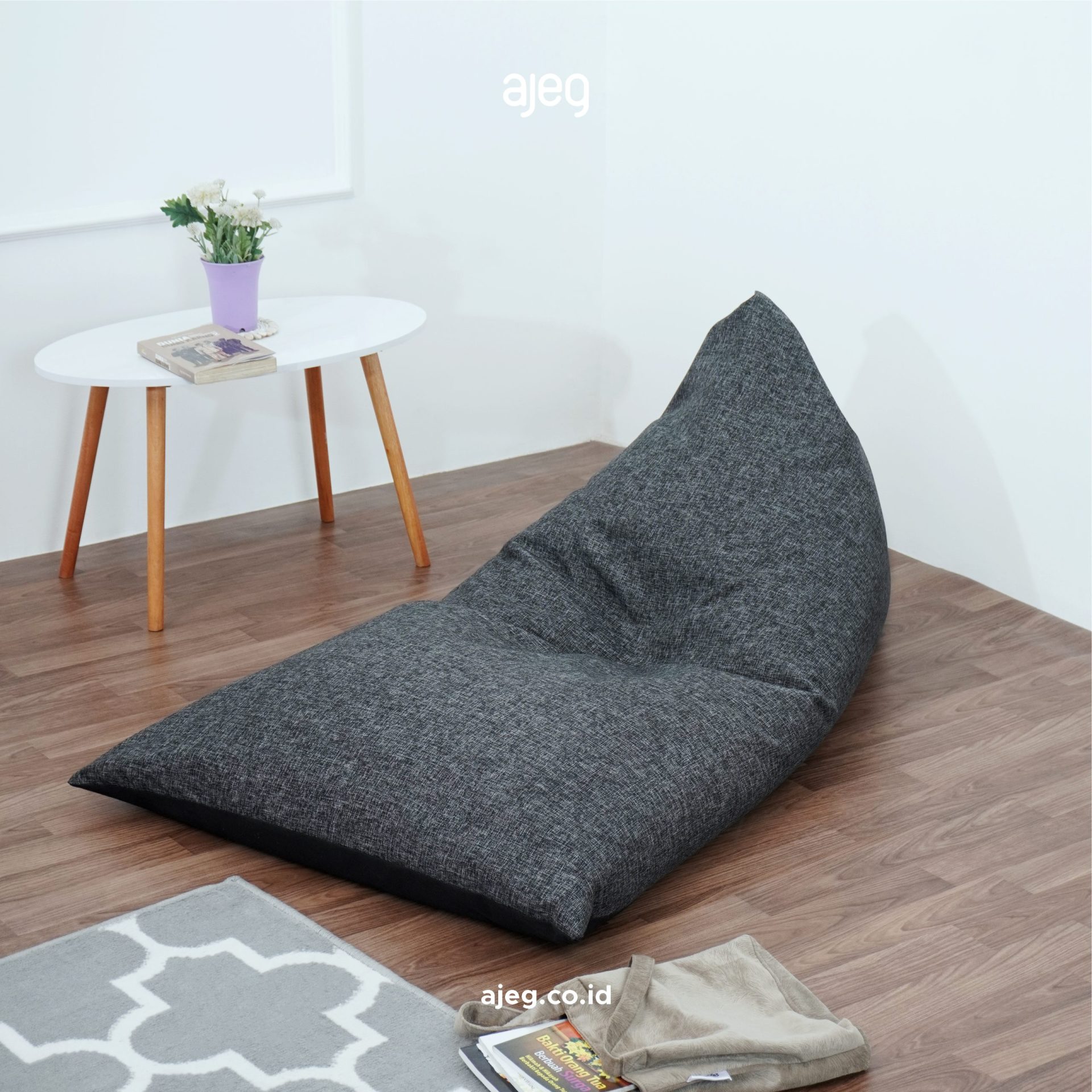Bean Bag Triangle Kei Series (L) Ajeg Furniture